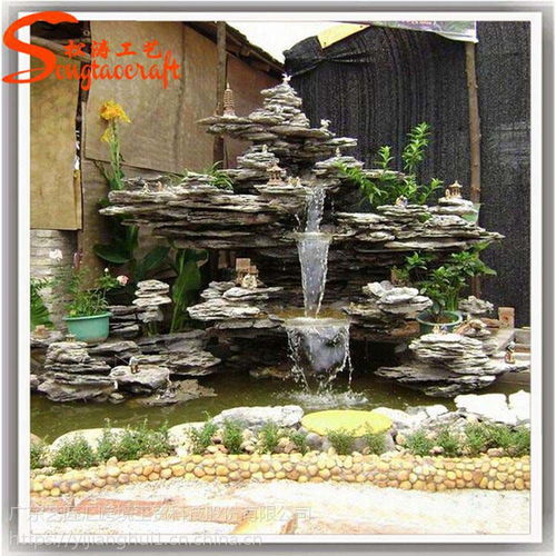 千层石千层岩莲花石假山的家庭叠石制作与厂家选择