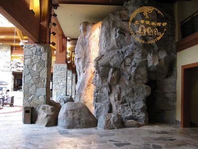塑石假山最新施工方法-北京淡水河谷经验共享