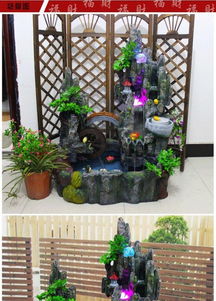 郑州树脂假山流水喷泉加湿器工艺品摆件厂家直批，尽显自然雅趣